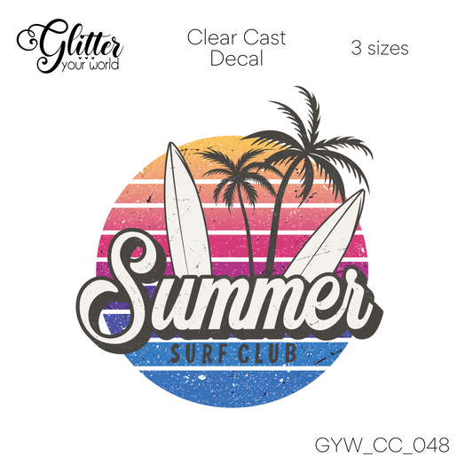 Summer CC_048 Clear Cast Decal