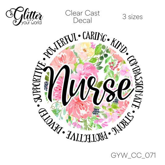 Nurse CC_071 Clear Cast Decal