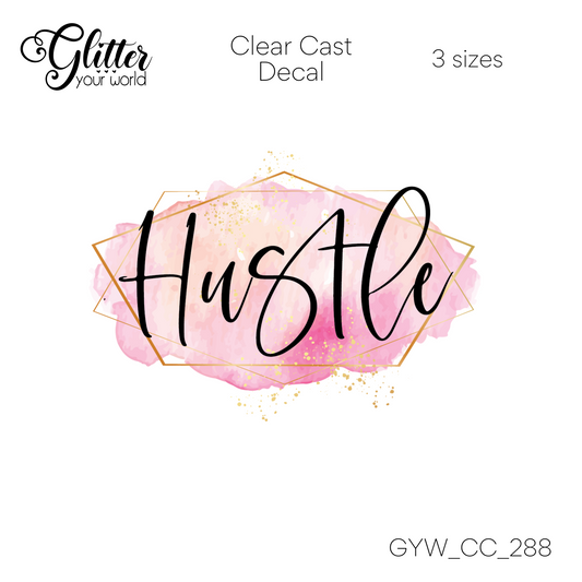 Hustle CC_288 Clear Cast Decal