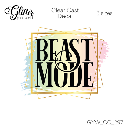 Beast Mode CC_297 Clear Cast Decal