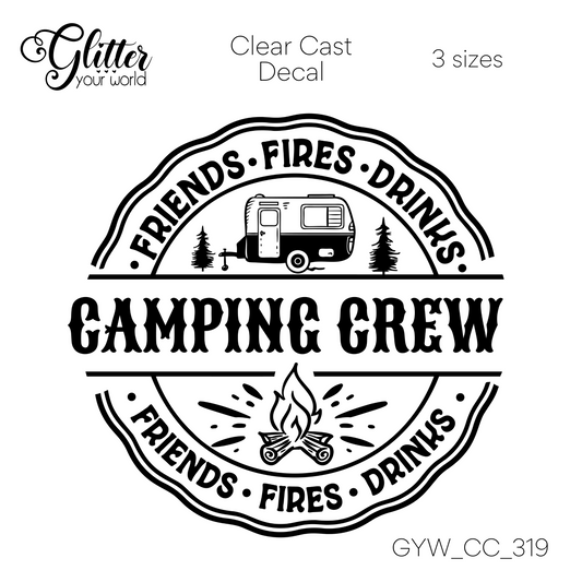 Camping Crew CC_319 Clear Cast Decal