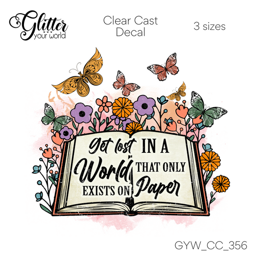 World That Exists On Paper CC_356 Clear Cast Decal